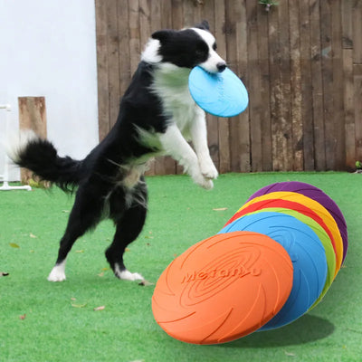 OUZEY Bite Resistant Flying Disc Toys For Dog